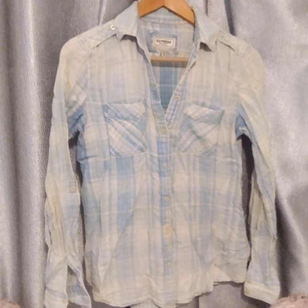 EXPRESS Boyfriend Shirt SZ XS